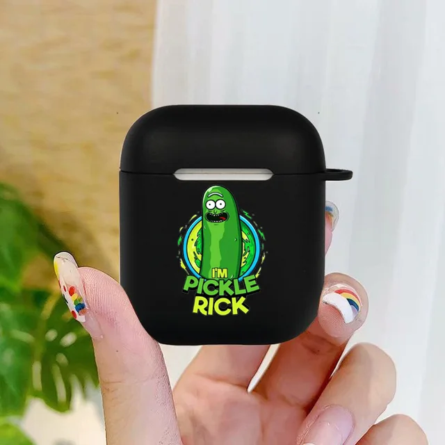 Rick and Morty Soft Black matte Case For AirPods Pro 2 1 3 8