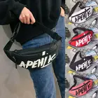 Поясная сумка на молнии для мужчин и женщин, забавные кошельки в стиле хип-хоп, 4 цвета