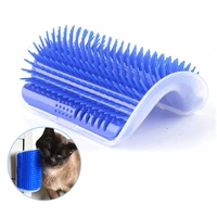 cat supplies corner pet brush comb play cat toy plastic scratch bristles arch massager self grooming cat scratcher pet products