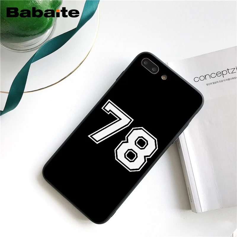 As show Babaite футбол счастливое число и буква чехол для телефона iphone 11 Pro 11Pro Max X XS MAX 6 6s 7 7plus 8 8Plus 5 5S SE XR - Цвет: As show