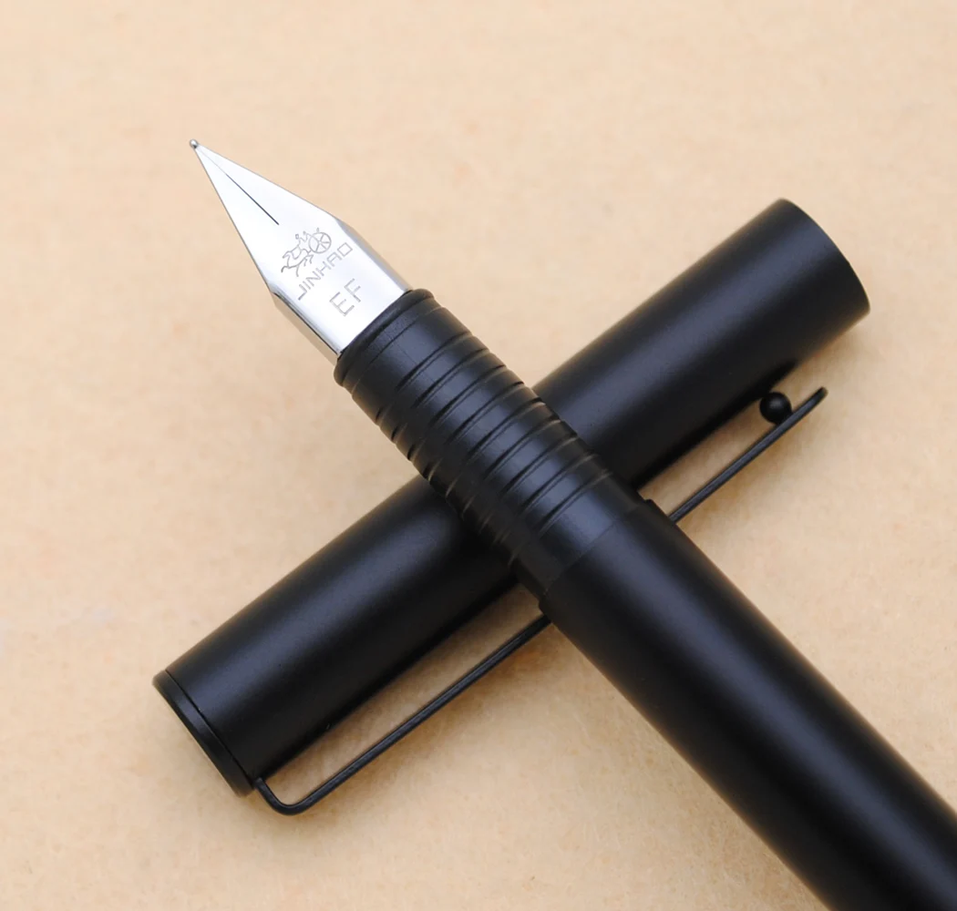Ручка перьевая JINHAO 65 со стальным корпусом и наконечником 0 38 мм | Канцтовары для