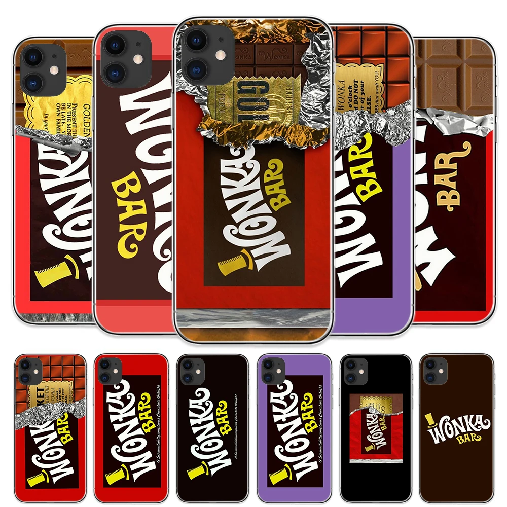 Креативный чехол для телефона Willy Wonka с шоколадной плиткой IPhone 11 Pro Max 8 Plus 7 6S 5S SE X XS