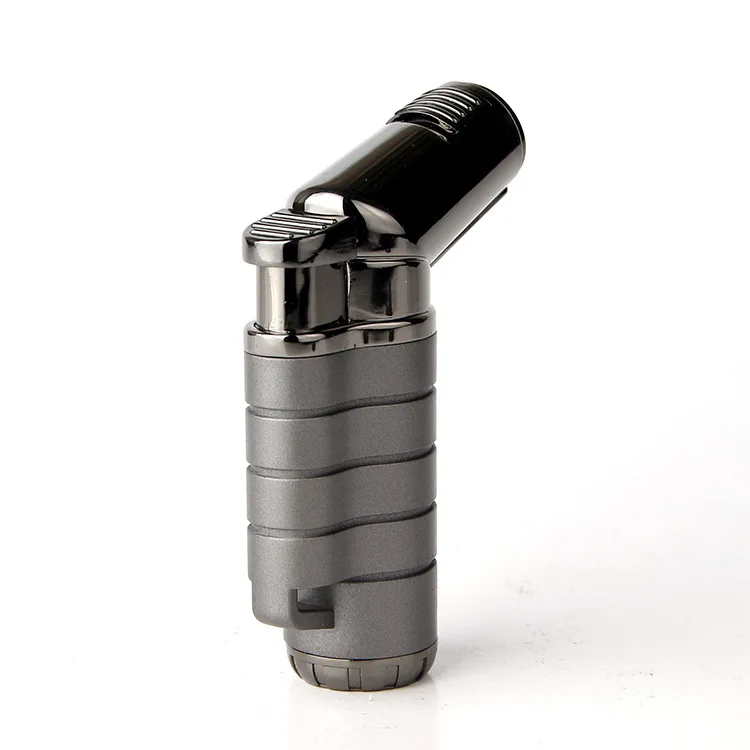 Турбо-зажигалка для сигар компактная Бутановая Зажигалка с 3 струями