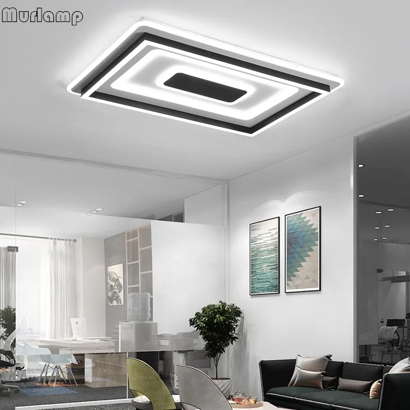 Современный минималистичный квадратный круглый светодиодный потолочный