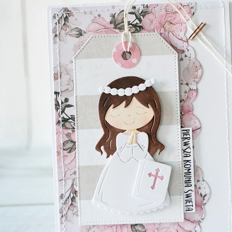 Набор для молитвы мальчиков и девочек две металлические вырубки скрапбукинга