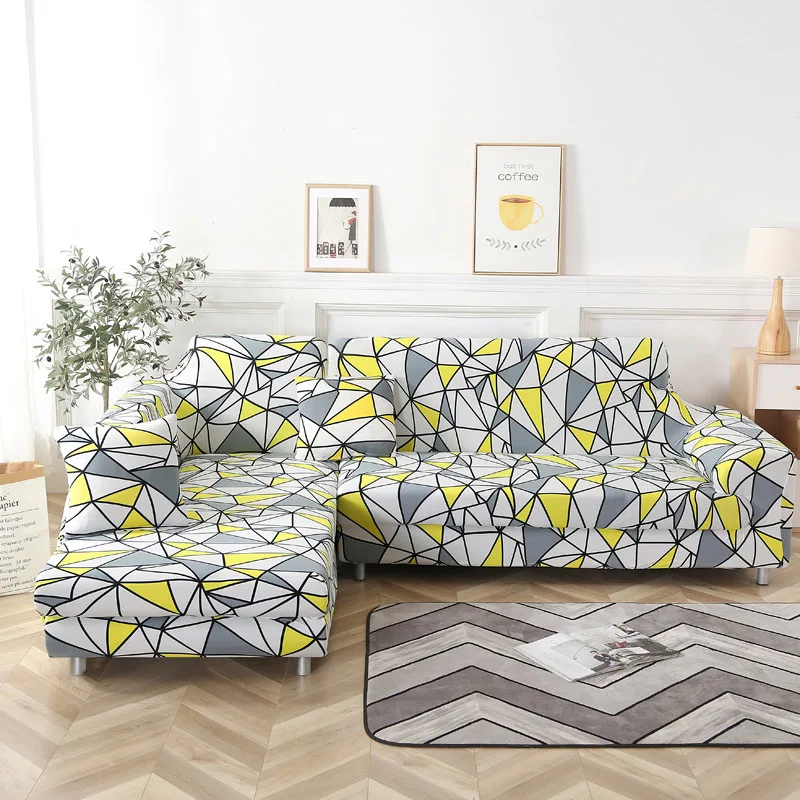 Детские штаны с геометрическим принтом чехол стрейч четыре сезона Диван