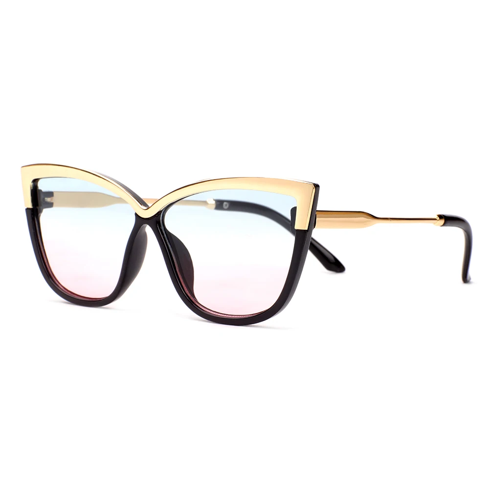 Женские солнцезащитные очки кошачий глаз 2020 Ретро стиль Винтажные