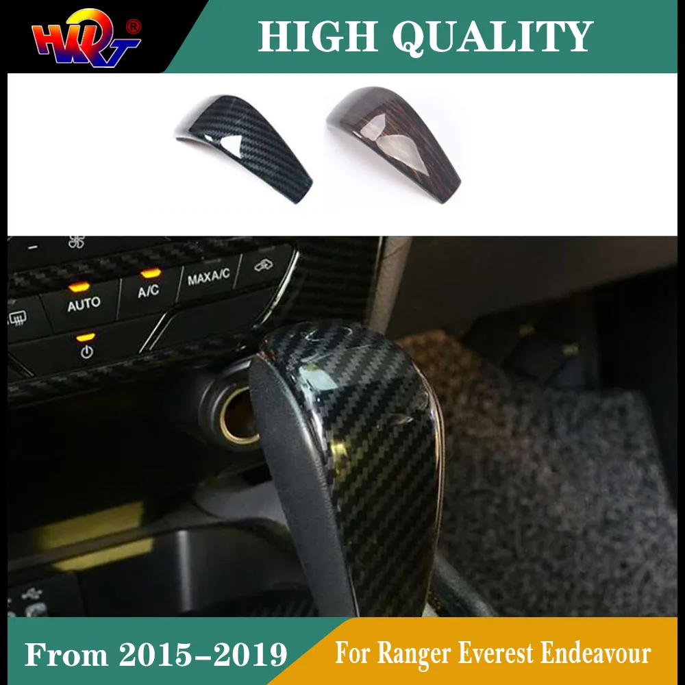 

Fit For Ford Ranger Everest Endeavour accessories 2015 2016 2017 2018 2019 ABS Gear Shift Knob Decorator Cover Car Styling