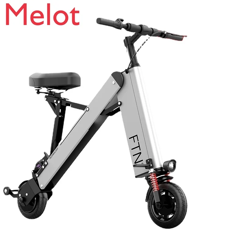

Mini Folding Electrombile/Scooter Ultra-Light Portable Battery Bicycle Driving Two-Wheel Men Women Walking Light-Duty Vehicle