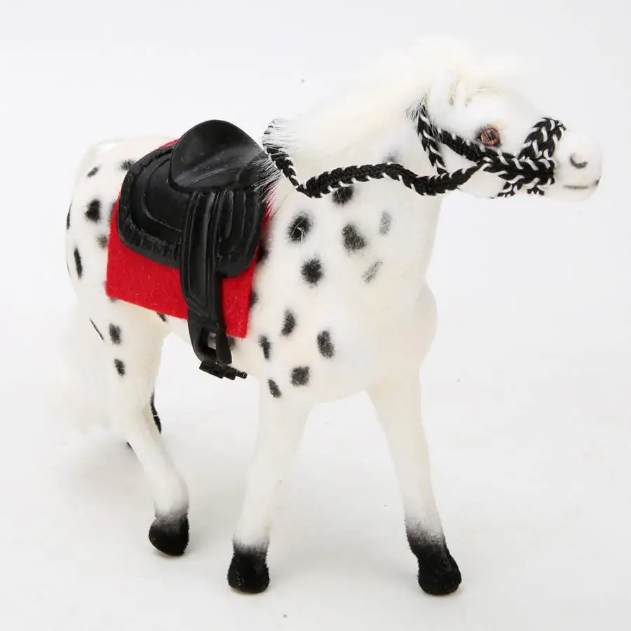 1/12 кукольный домик Миниатюрная модель мини езда украшения лошади Кукольный дом