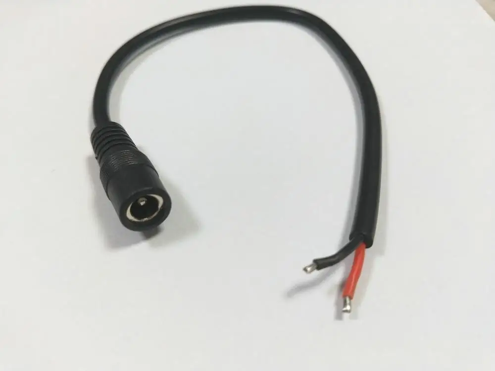 10 шт. 2 1 мм x 5 гнездо постоянного тока 18AWG кабель 30 см Новый|Соединители| |