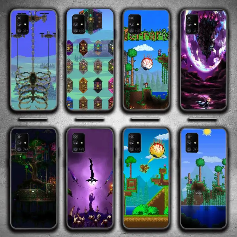 

Game Terraria Phone Case for Samsung A6 A6S A530 A720 2018 A750 A8 A9 A10 A20 A30 A40 A50 A70 A10S A20S A51 A52 Plus 5G cover