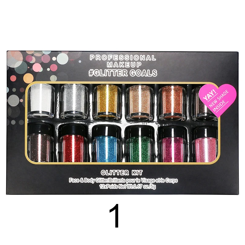 

12 Bottles/Set Nail Art Sequins Glitter Powder Manicure Decor Tips Mixed Polish Nail Stickers Set Dropshipping SMJ