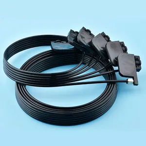 Красящий демпфер 6 цветов с трубопроводом 1,5 метра для УФ-принтера Epson R330 R290 T50 L800 1390 с трубопроводом для фильтрации чернил