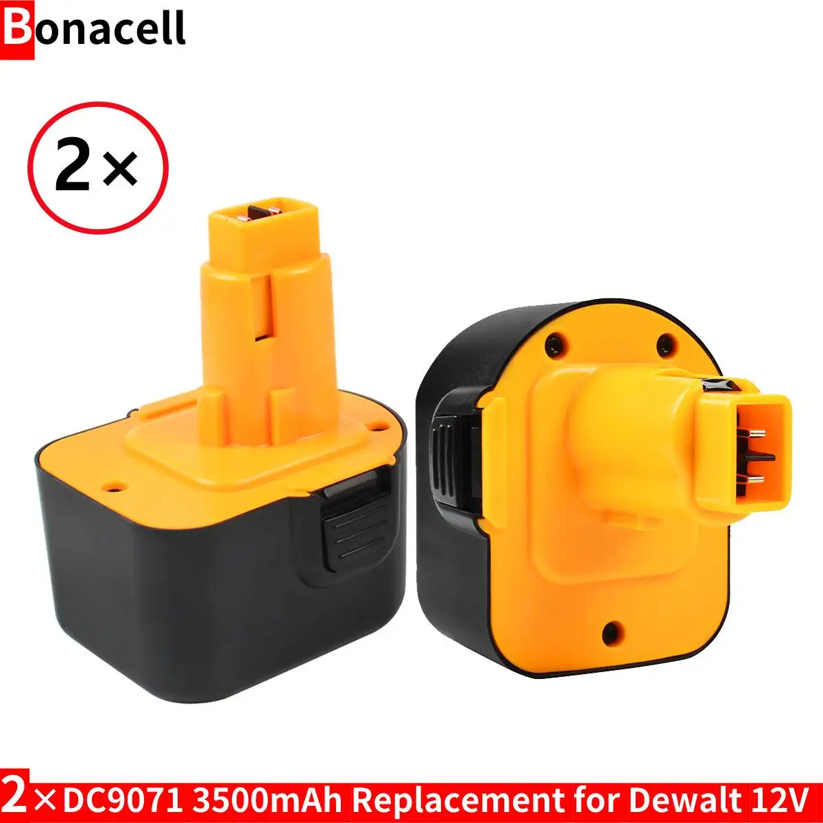 

3.5Ah DC9071 Replacement for Dewalt 12V XRP Battery DW9071 DW9072 DE9037 DE9071 DE9072 DE9074 Cordless Power Tool Batteries