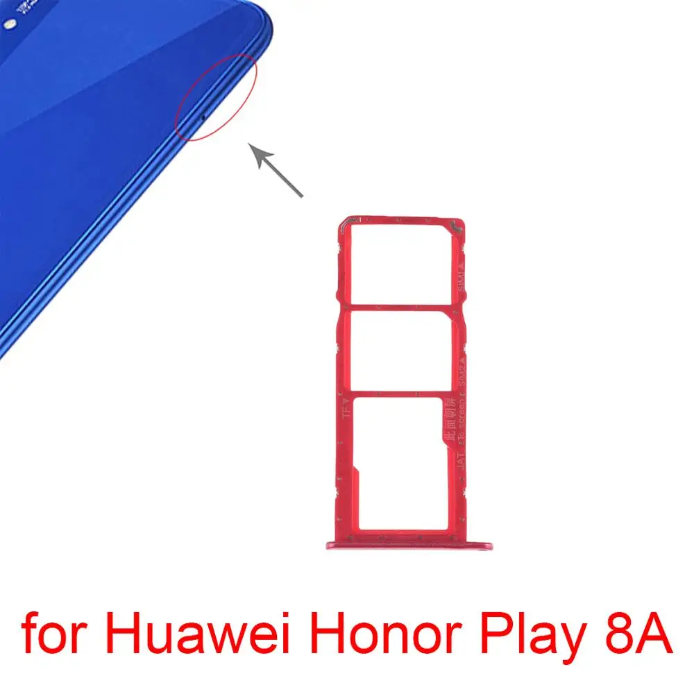 Лоток для SIM карты Huawei Honor Play 8A + лоток карта Micro SD 8A|Адаптеры карт| |