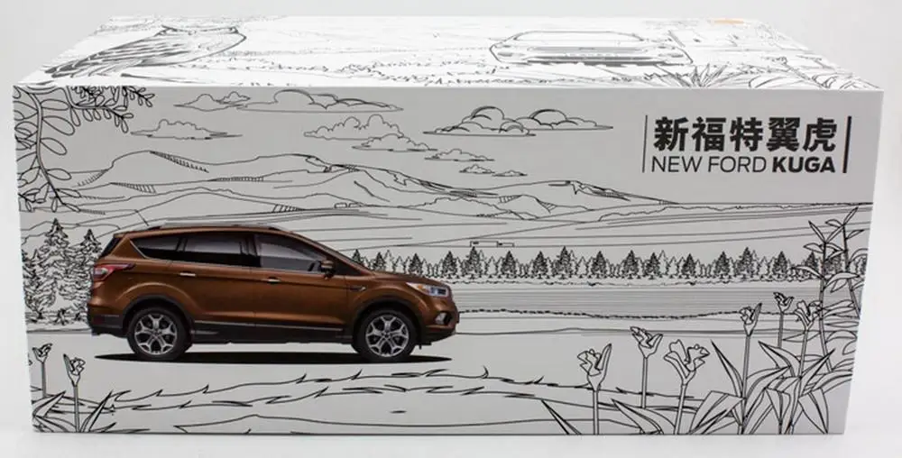 Модель автомобиля Ford Kuga 1/18 SUV коллекция игрушек в масштабе 2017 | Игрушки и хобби
