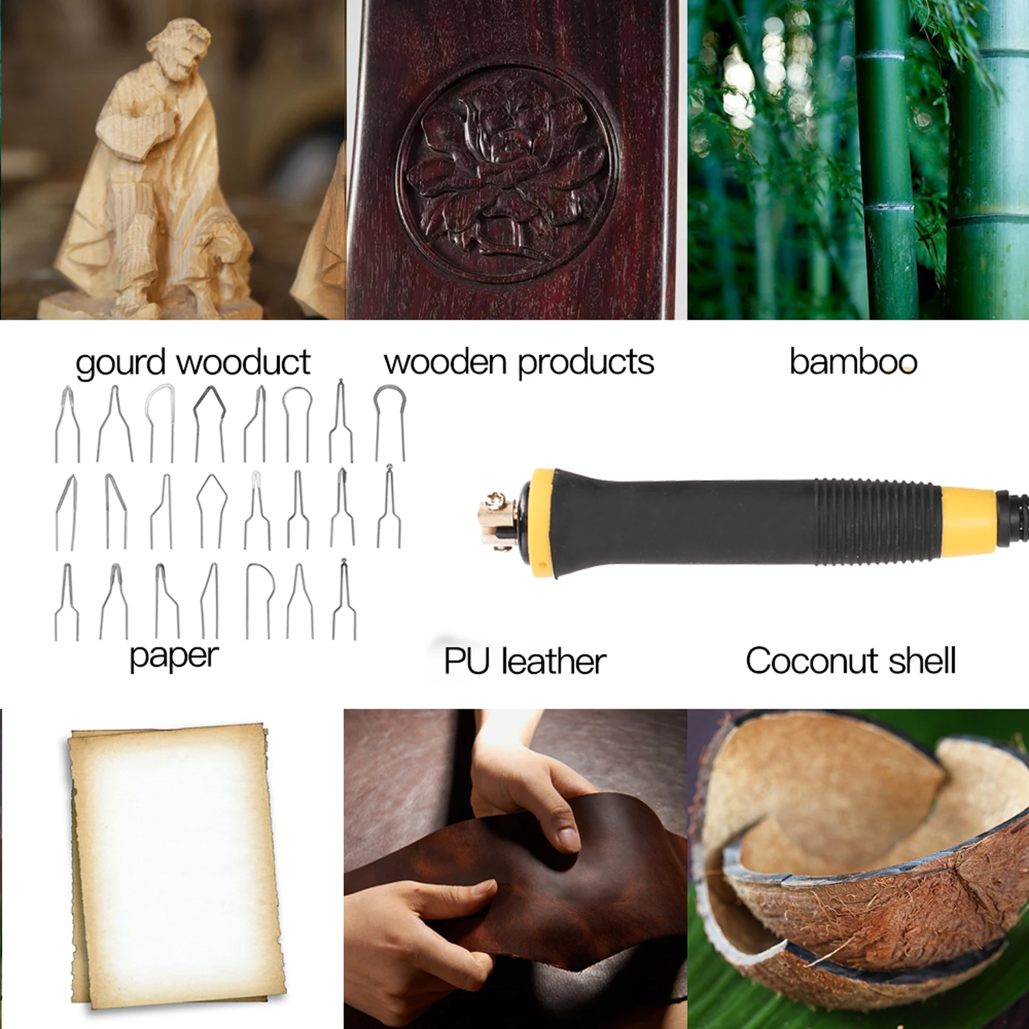 Электрическая деревянная пирография горелка Machi пирографическая авторучка