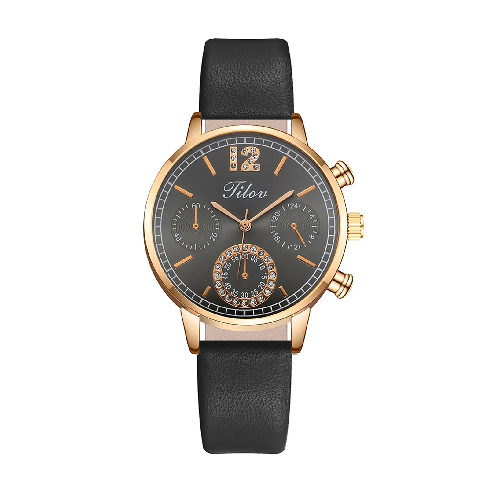 

Smart Watch PD631/TILOU Men's Ladies Quartz Watch Leather Strap Watch