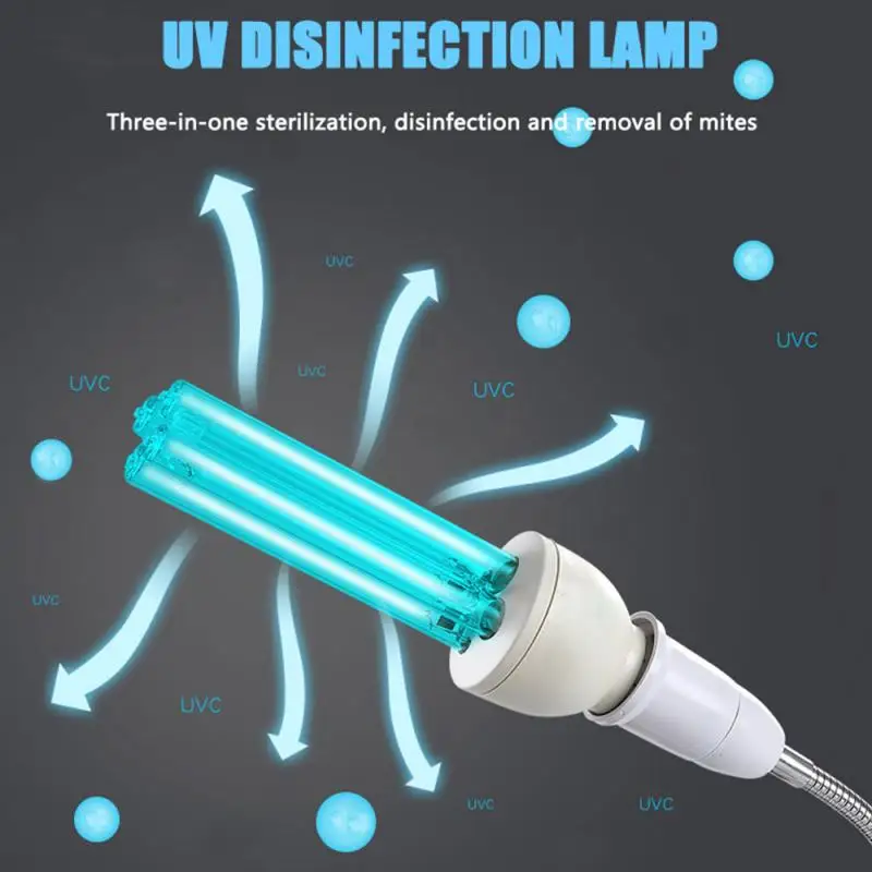 E27 UVC бактерицидные лампы ультрафиолетовый UV светильник лампочка дезинфекции