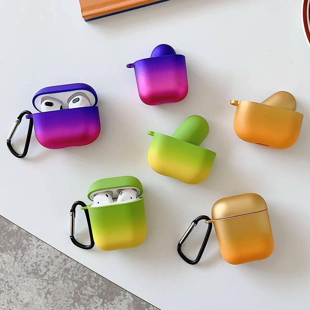 

Чехол для Apple AirPods 1 2 3 Pro, с градиентным переходом цветов