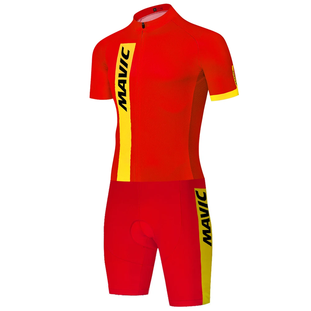 Новый спортивный костюм MAVIC skinsuit для велоспорта мужской из спандекса триатлона