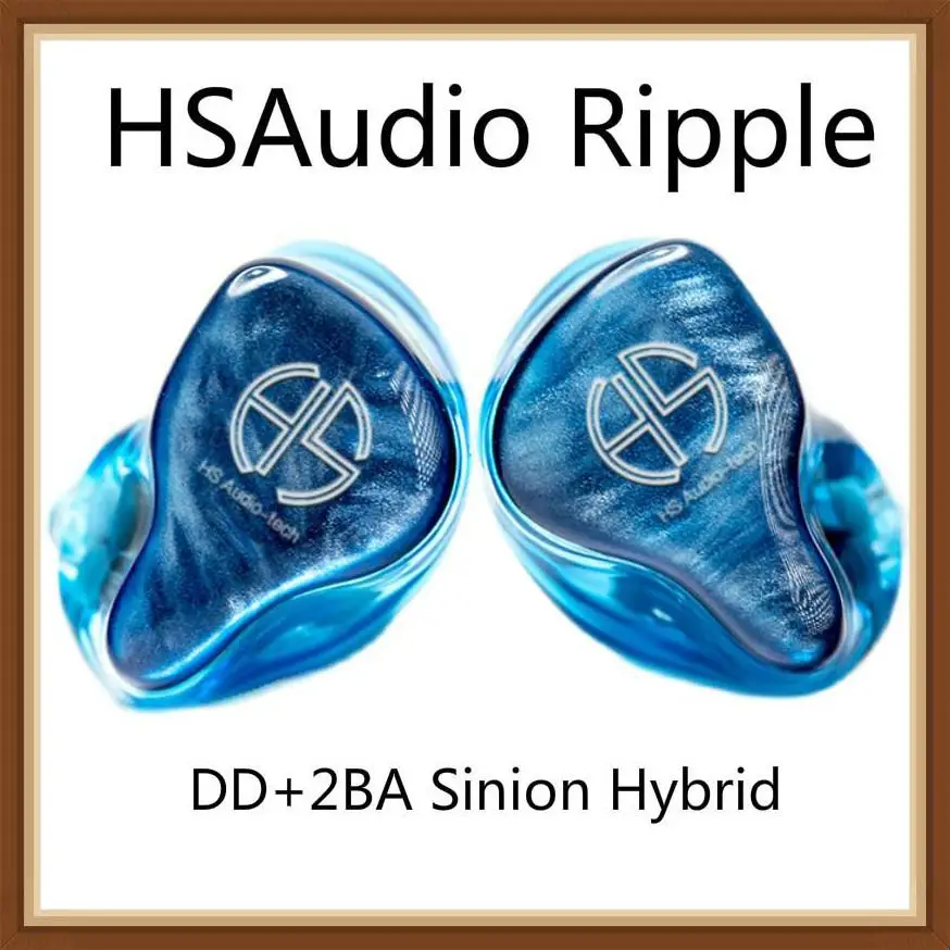 HSAudio Ripple DD + 2BA гибридные Sinion Hifi музыкальный монитор аудиофил музыкант 2Pin 0,78 мм наушники PK FLC8S Adonis NM2 +