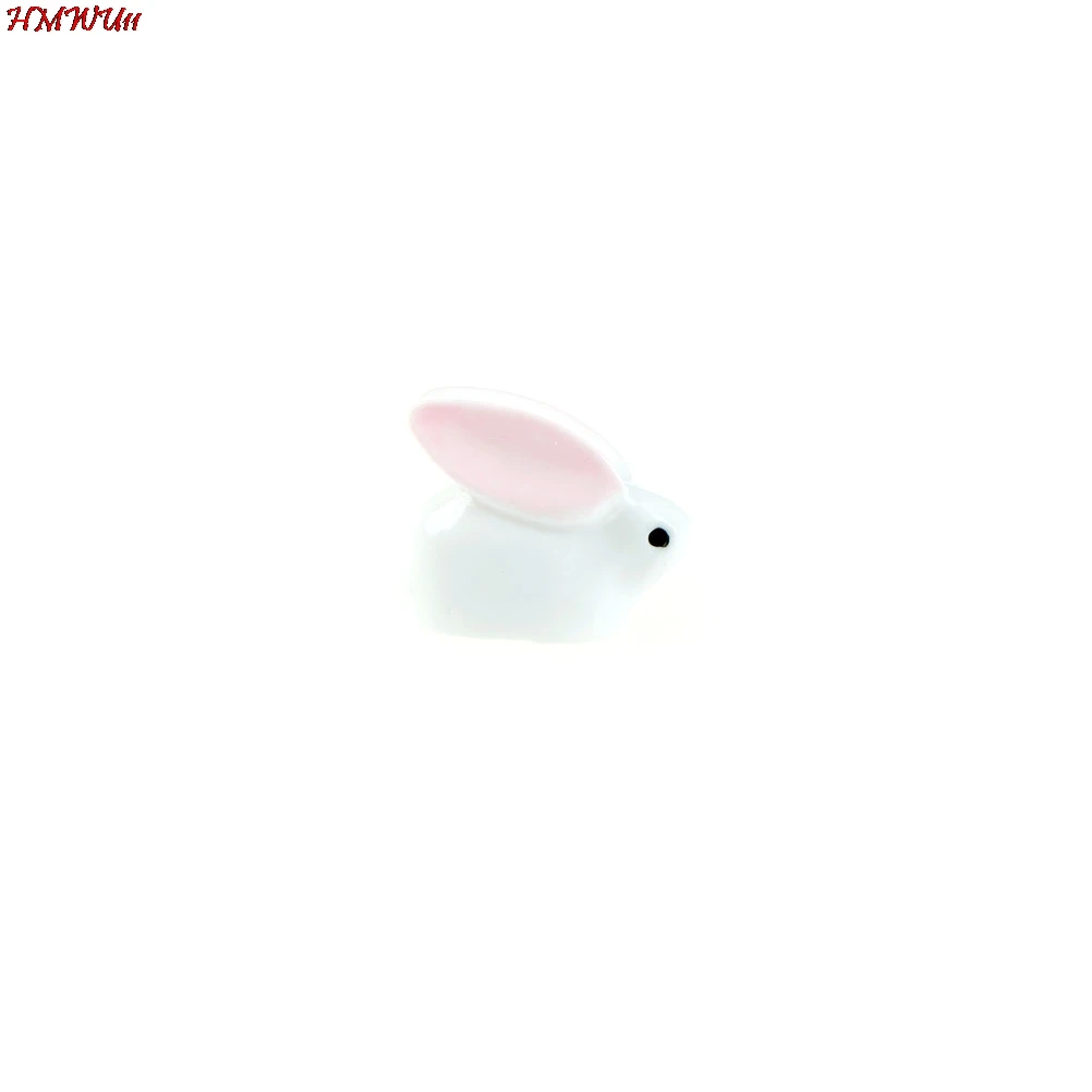 

1PCS Rabbit Ornament Miniature Figurine Fairy Garden Decor Home Decoration Micro Landscape Terrarium Gift Garden Sculpture