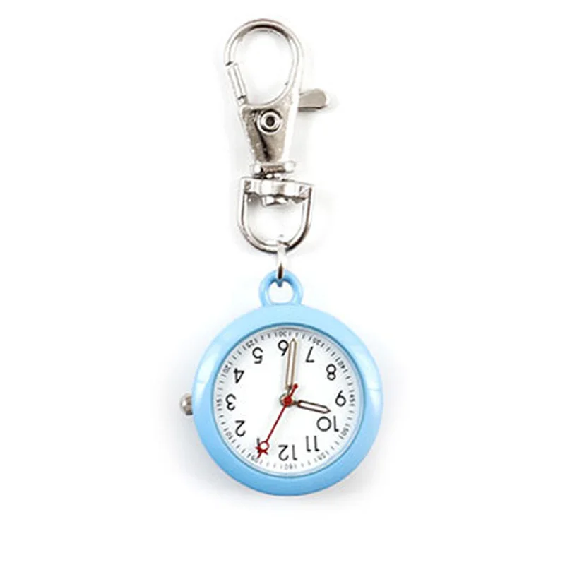 Fob Pocket Watch Hospital Gift Doctor Clock Keychain with Lobster Clip Glow in Dark Nurse Watches Dropshipping Unisex images - 6