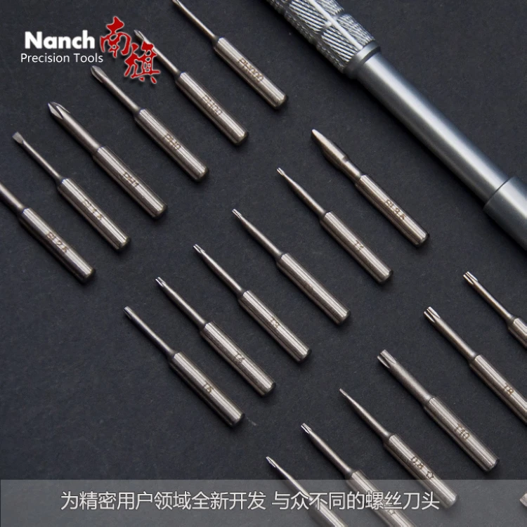 Nanch с южным флагом 24 одна Прецизионная отвертка набор S2 сталь Apple мобильный телефон ноутбук демонтаж инструменты