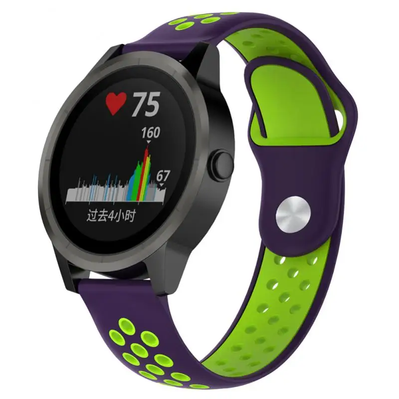 Аксессуары для Garmin Forerunner 645 музыка/245 м силиконовый ремешок-браслет для vivoactive 3 Музыка/огнеупорные часы браслет разноцветный ремень