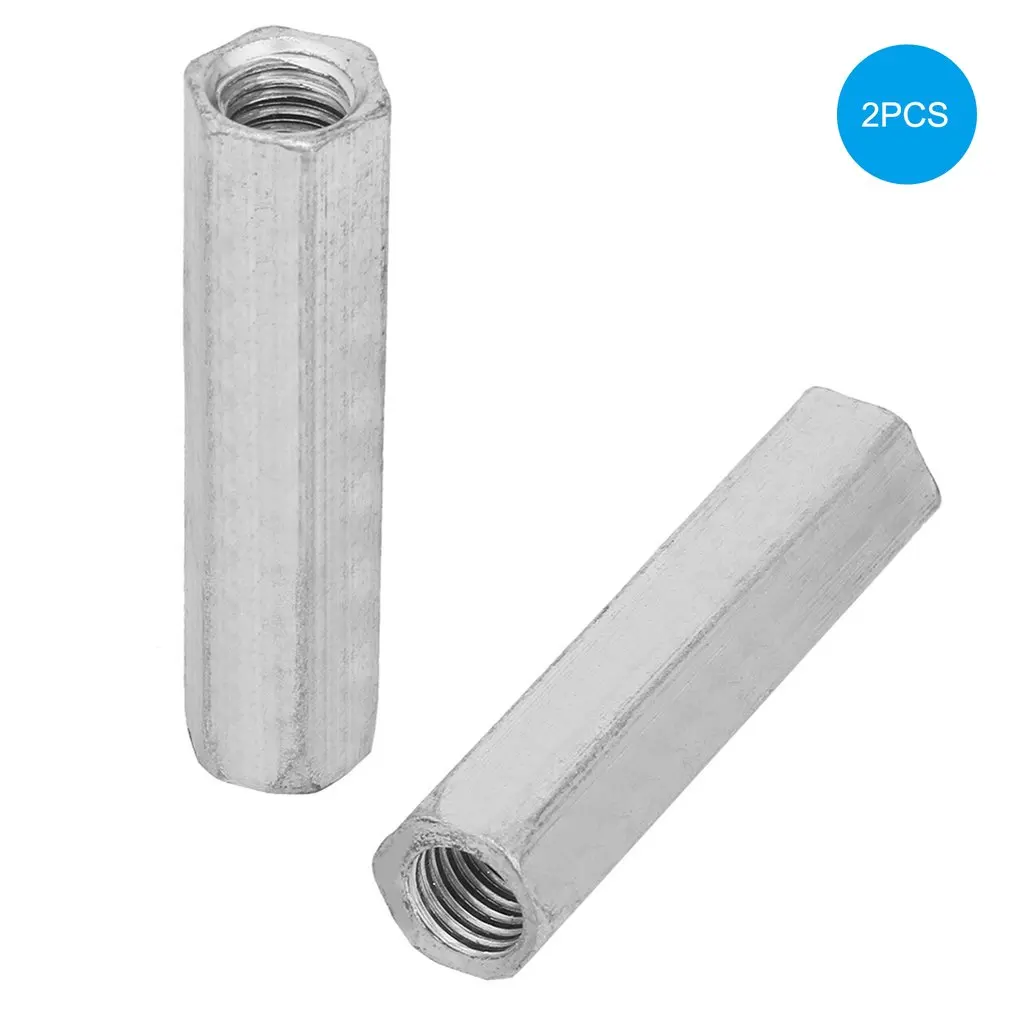 

Carbon Steel M10*60mm Long Rod Nut Hexagonal Nut Spacer Thread Connectors 6 Sides Hexagonal Nut Spacer