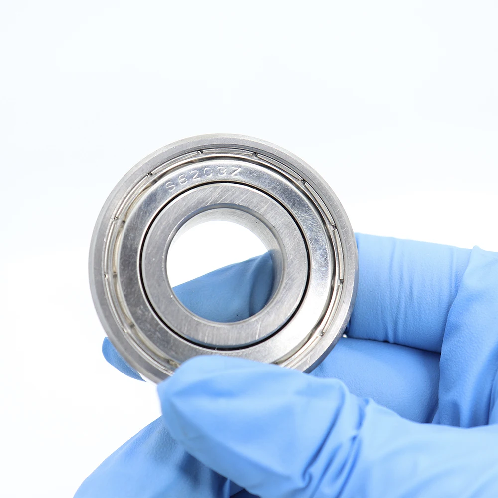 S6203ZZ подшипник 17*40*12 мм 10 шт. высокое качество S6203 Z ZZ S 6203 440C шарикоподшипники из