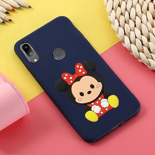 hh TRISEOLY для Xiaomi Redmi Note 7 Чехол Redmi 7 3D стерео патч мягкий силиконовый бампер набивной чехол с изображением животного для телефона Xiomi Redmi Note7 - Цвет: hh