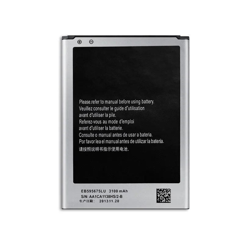 Аккумулятор для Samsung Galaxy Note 2 N7100 N7102 N7105 T889 i605 i317 L900 R950 E250 EB595675LU 3100 мАч - купить по