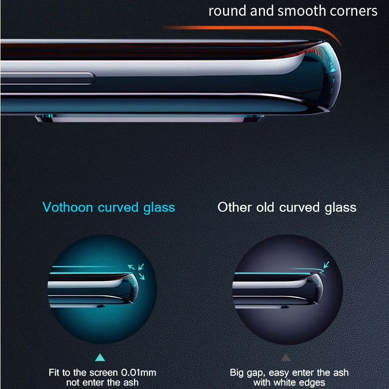Vothoon закаленное стекло для iphone 12 Mini 11 Pro Max XS XR полное покрытие HD прозрачная