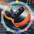 Смарт-часы Xiaomi Mi Band 6 M6, глобальная версия, спортивный фитнес-трекер, шагомер, пульсометр, кровяное давление, браслет, соединение для мужчин и женщин
