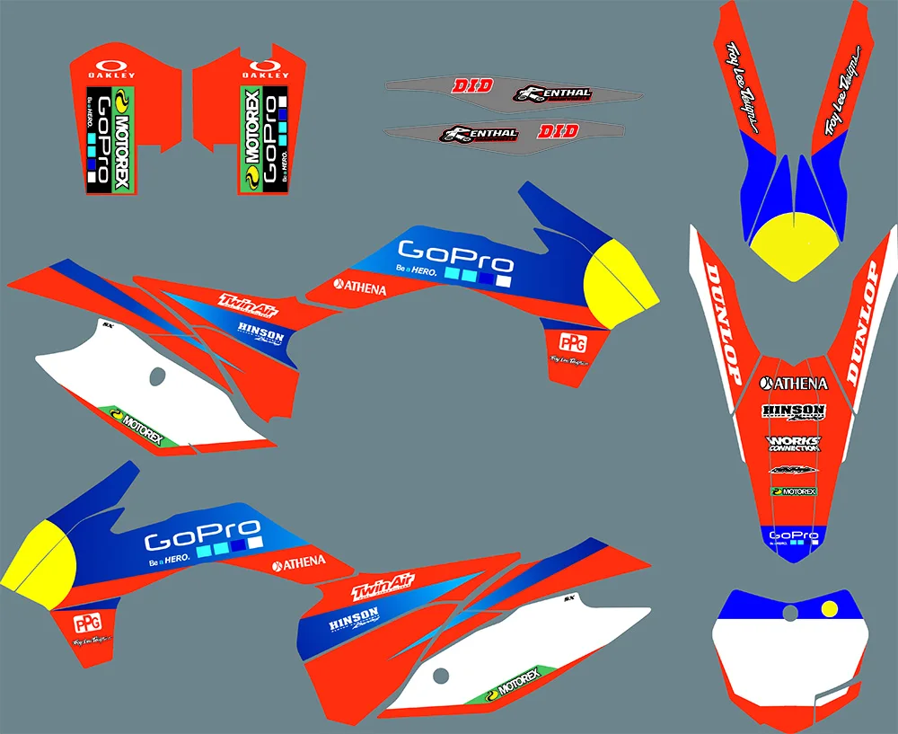 

Команда Стикеры Графический наклейка комплект деко для KTM SX SXF SX-F XC EXC XCF XC-F XCW 125 150 250 350 450 500 2013 2014 2015