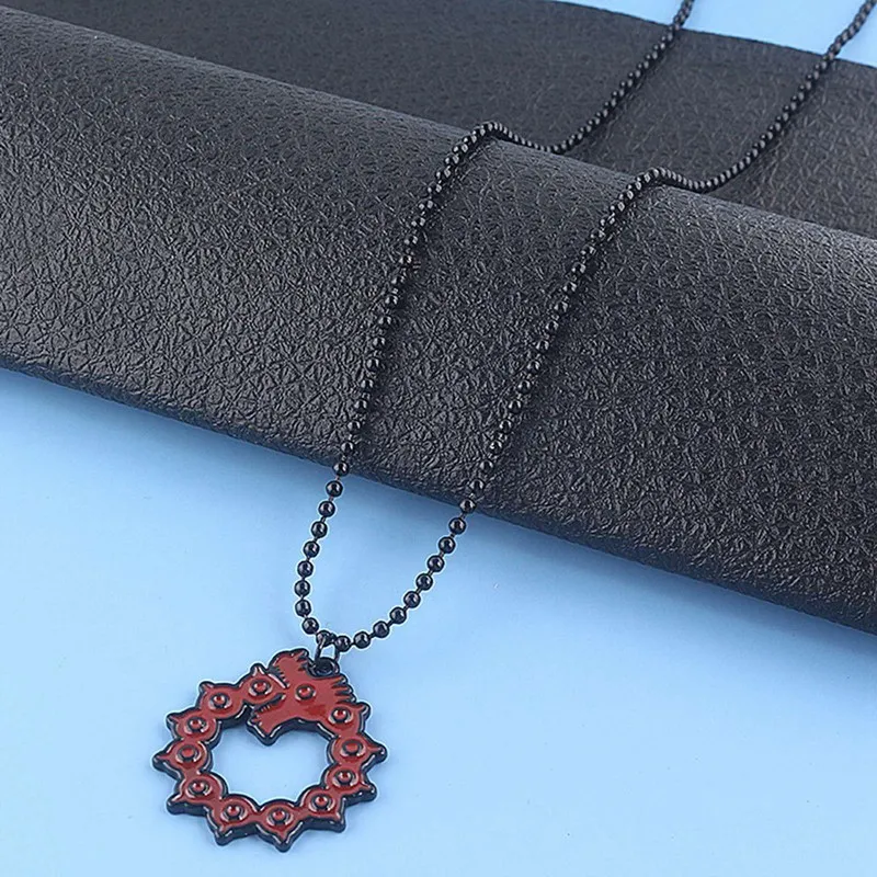 

nime The Seven Deadly Sins Meliodas Dragon Necklaces Nanatsu no Taizai Pendant Necklace for Men Choker Jewelry Accessories