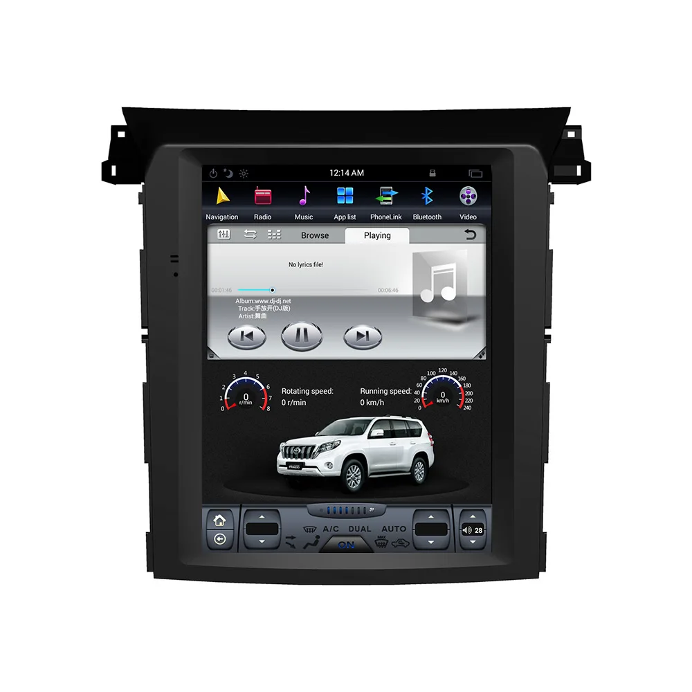 Автомагнитола в стиле Тесла на Android с вертикальным экраном GPS для Subaru Forester XV 2018 2019
