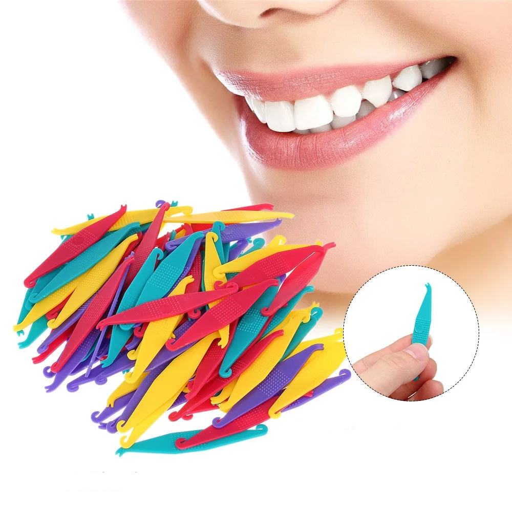 100/шт одноразовые Стоматологические Ортодонтические эластичные упругие повязки