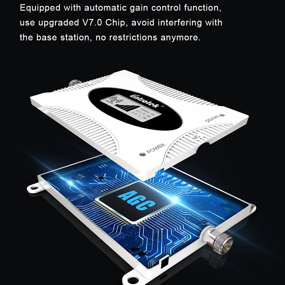 Усилитель сигнала Lintratek AGC 4G LTE Band 28 2021 700 МГц дБ