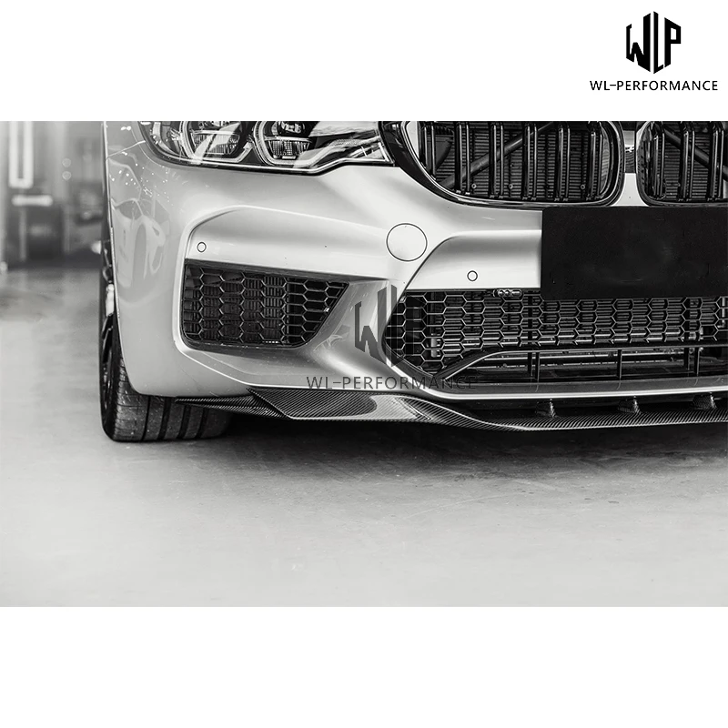 Высококачественная губа переднего бампера F90 из углеродного волокна для BMW M5 RKP