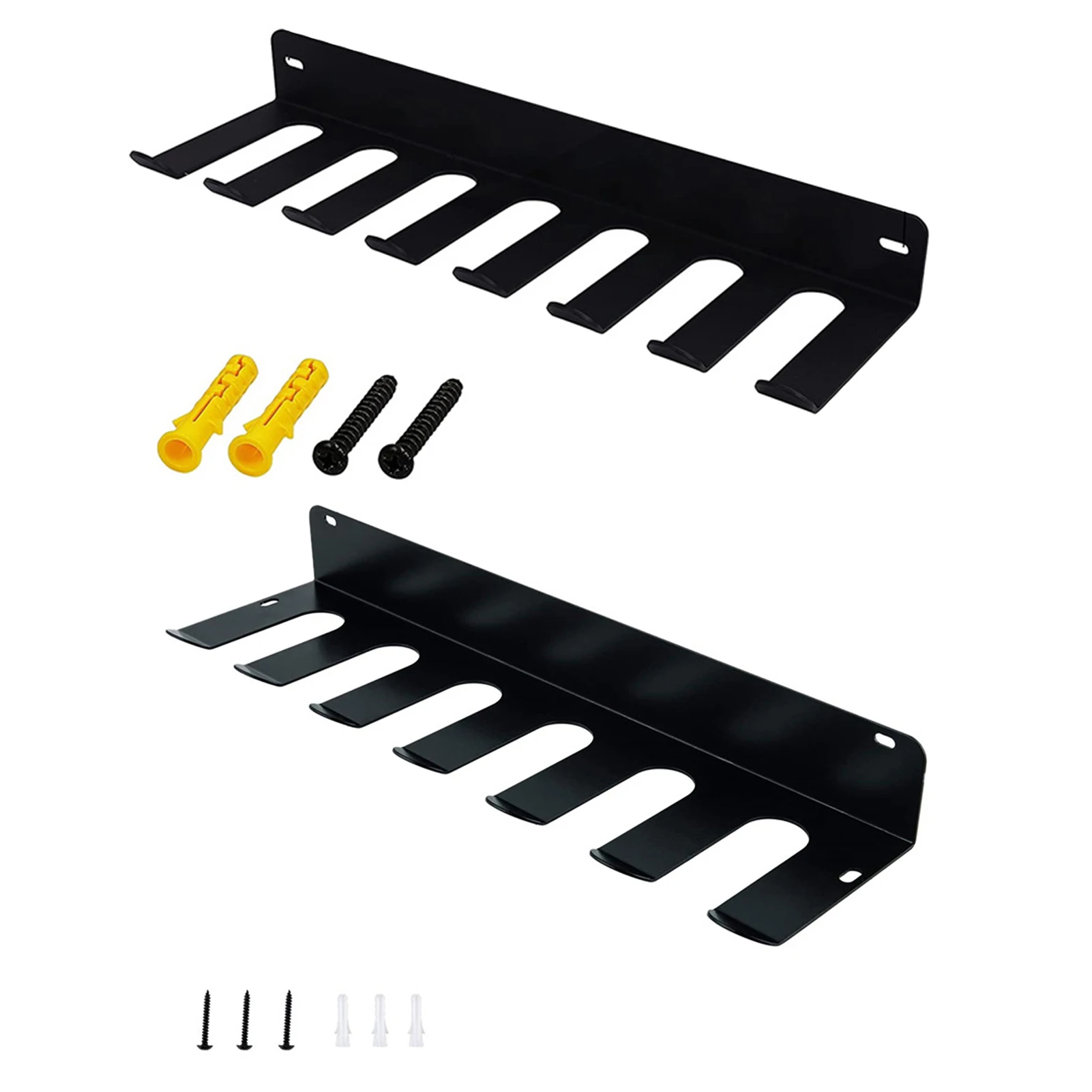 

6/7 Holes Simple Metal Bat Storage Rack Wall-mounted Baseball Display Rack Bat Stand Baseball Bat Holder With Screws Suitable