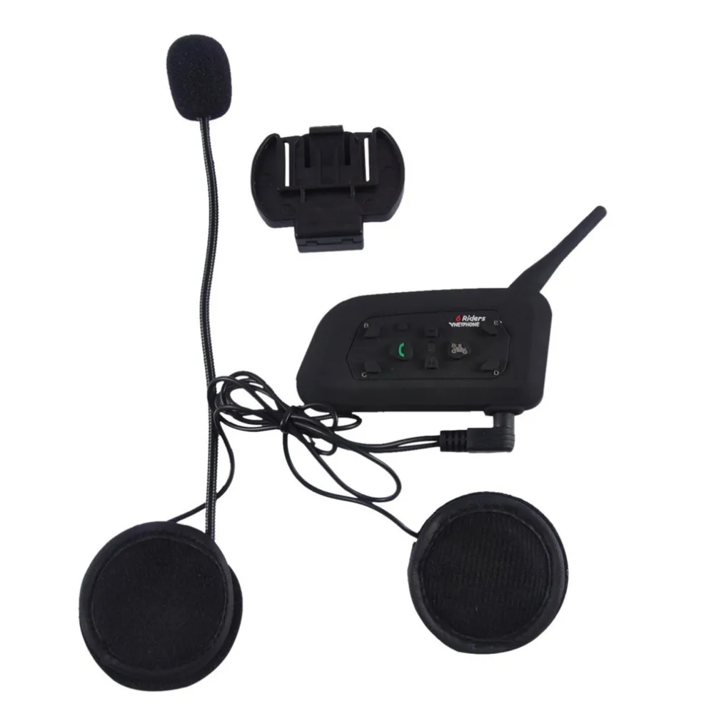 Мотоциклетный шлем рация 1200 м дуплексная езда рация V6Pro 1200 м для мотоциклетного шлема мото гарнитура