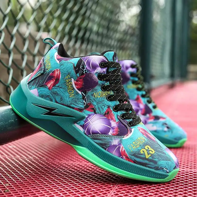 Парные Модные баскетбольные кроссовки для мужчин и мальчиков трендовая