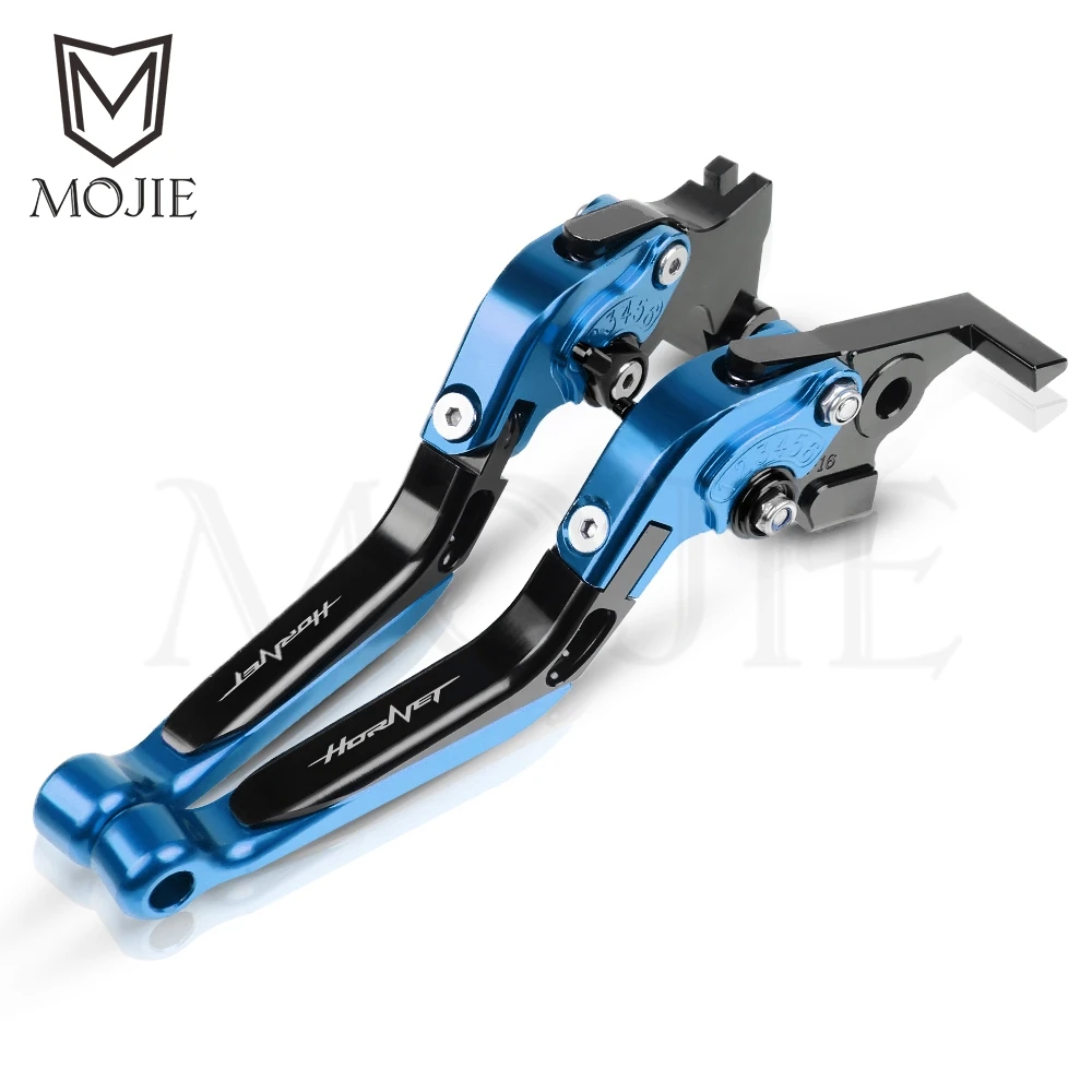 Blue Black Мотоцикл с ЧПУ Рычаги тормозного сцепления для Honda CB600F Hornet CB 600F 600 F 2007-2013 2008 2009 2010 2011 2012 рычаги тормозного сцепления - Цвет: Blue Black