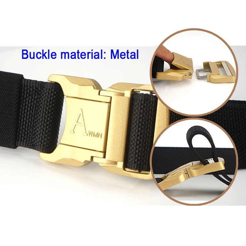 Тактический ремень из алюминиевого сплава БЫСТРОРАЗЪЕМНАЯ Пряжка