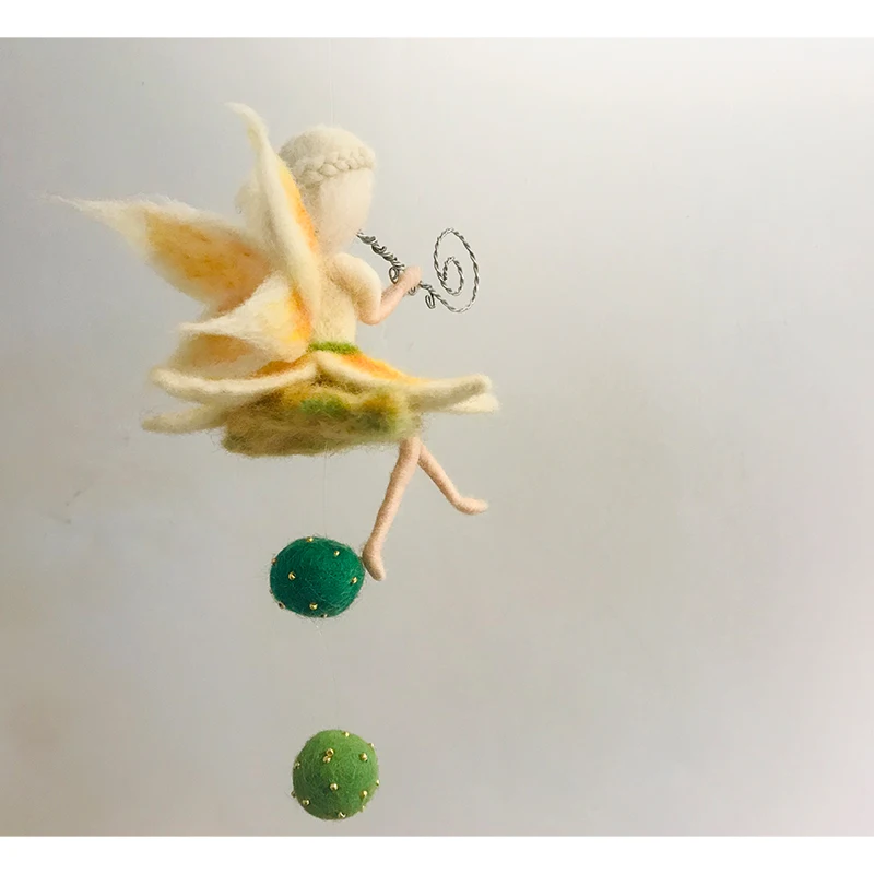 Шерстяной фетр Diy Сделай Сам Магическая флейта королева кукла материал сумка