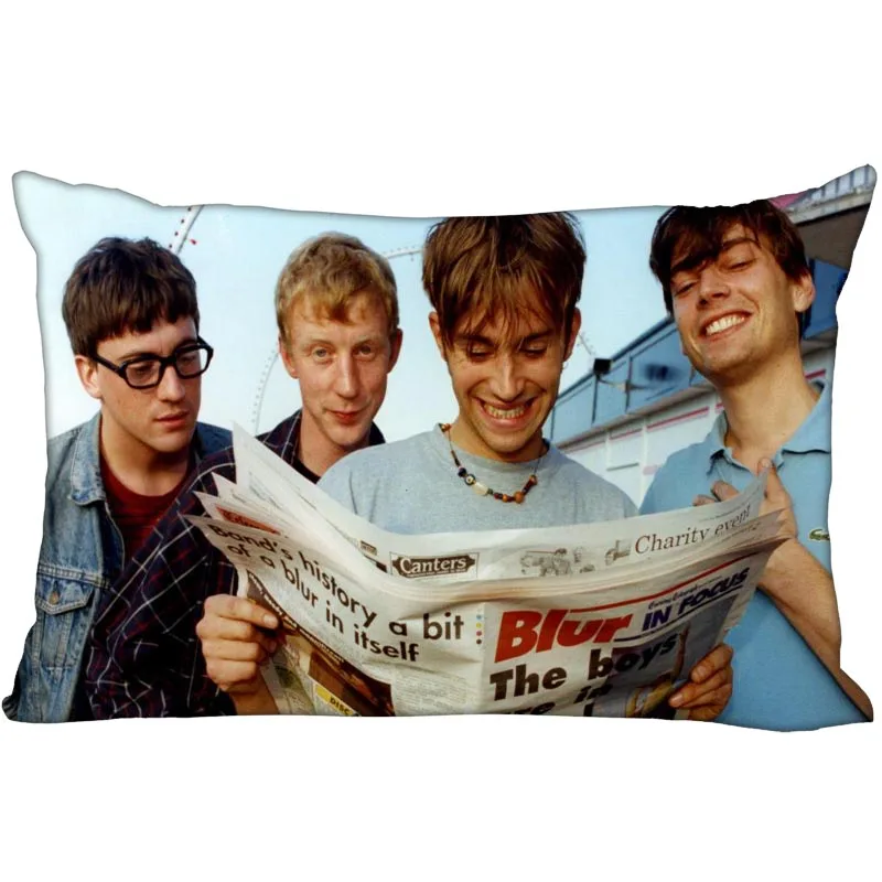 

Custom BLUR Band Rectangle Pillowcase zipper dakimakura Classic Pillow Case size 35*45cm DIY Gift Drop Shipping